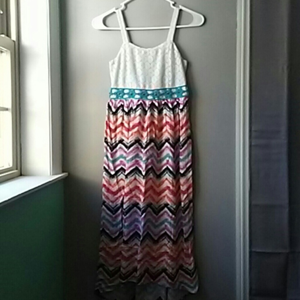 FREE w/any purchase A girls high-low dress